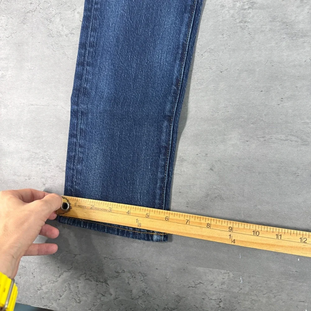 American Eagle Jeans Mens 30x30 Skinny Airflex+ Tencel Dark Vintage Whiskered